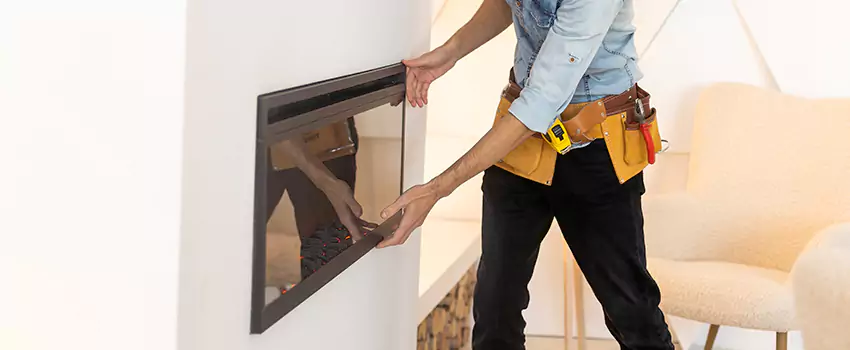 Metal Fireplace Installation in Hinsdale, Illinois