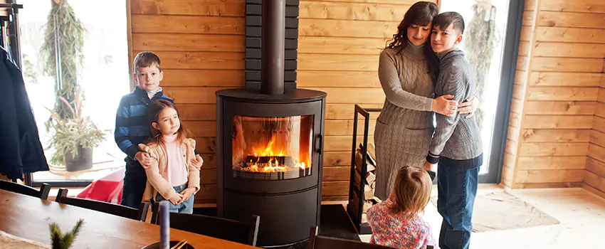 Morso Cast Iron Fireplace Insert Installation in Hinsdale, Illinois